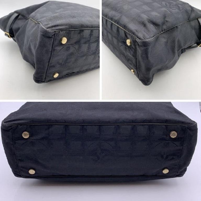 Women's or Men's Chanel Black Nylon New Travel Line Tote Shoulder Bag 2000s