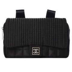 Chanel Black Nylon Ski Sport Backpack