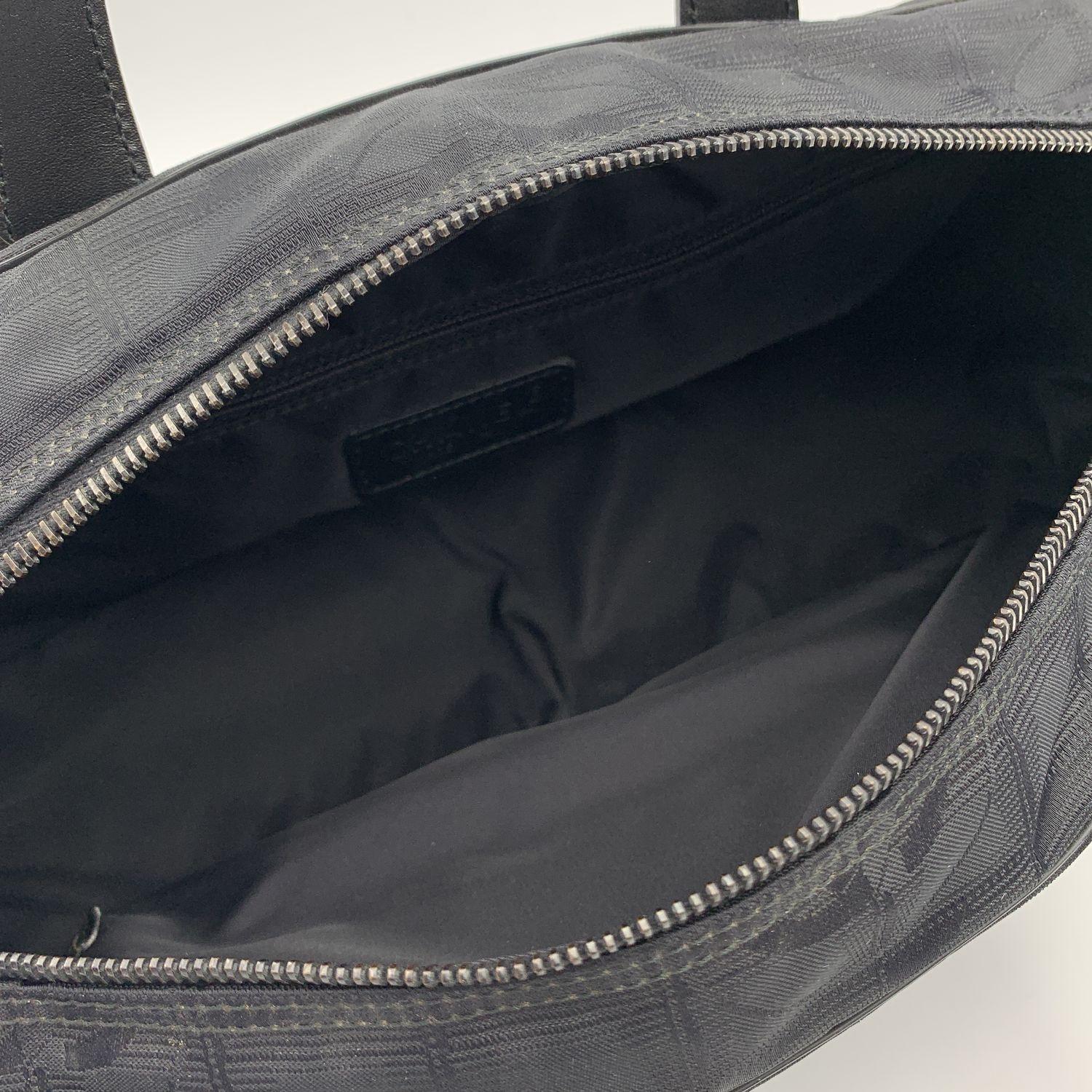 Women's Chanel Black Nylon Travel Line Bassotto Top Handle Bag