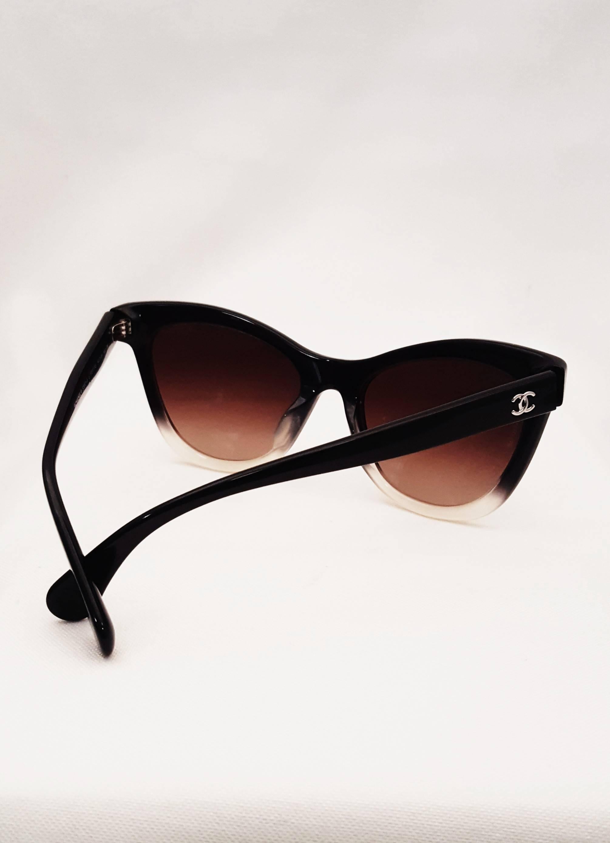 black ombre sunglasses