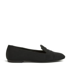 Chanel Black Ottoman loafers EU38