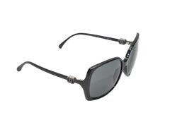 Chanel Black Oversized CC Sunglasses