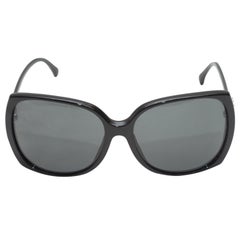 Chanel Black Oversized CC Sunglasses