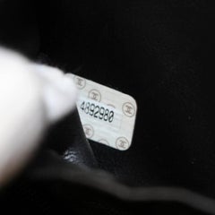 Chanel Black Patent Cc Logo Vanity Case868327 Cosmetic Bag