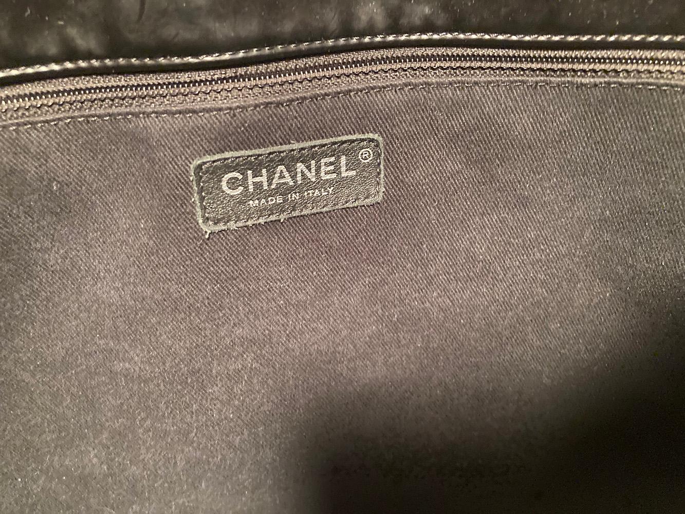 Chanel Black Patent In the Business Tote 2