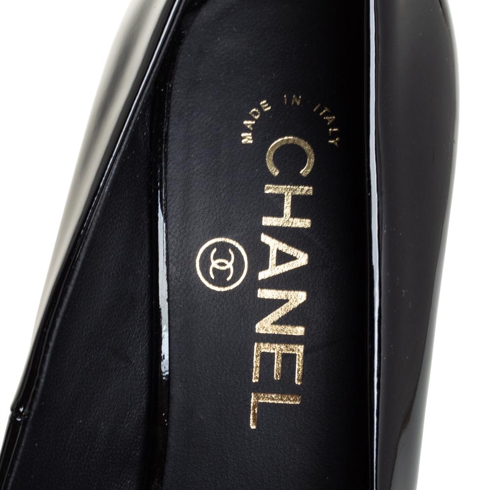 chanel heels with pearl