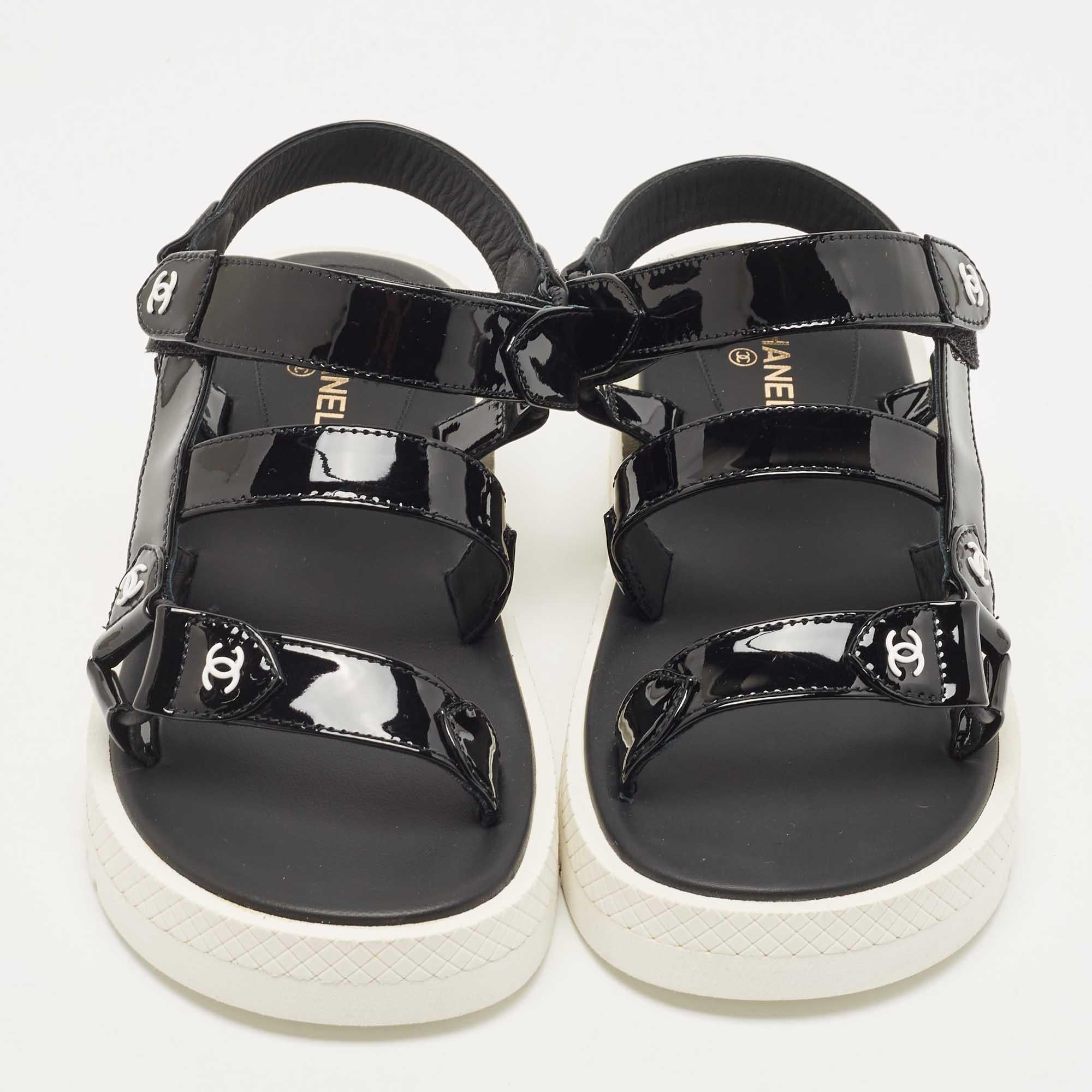 CHANEL CC Sandals 36.5 - More Than You Can Imagine