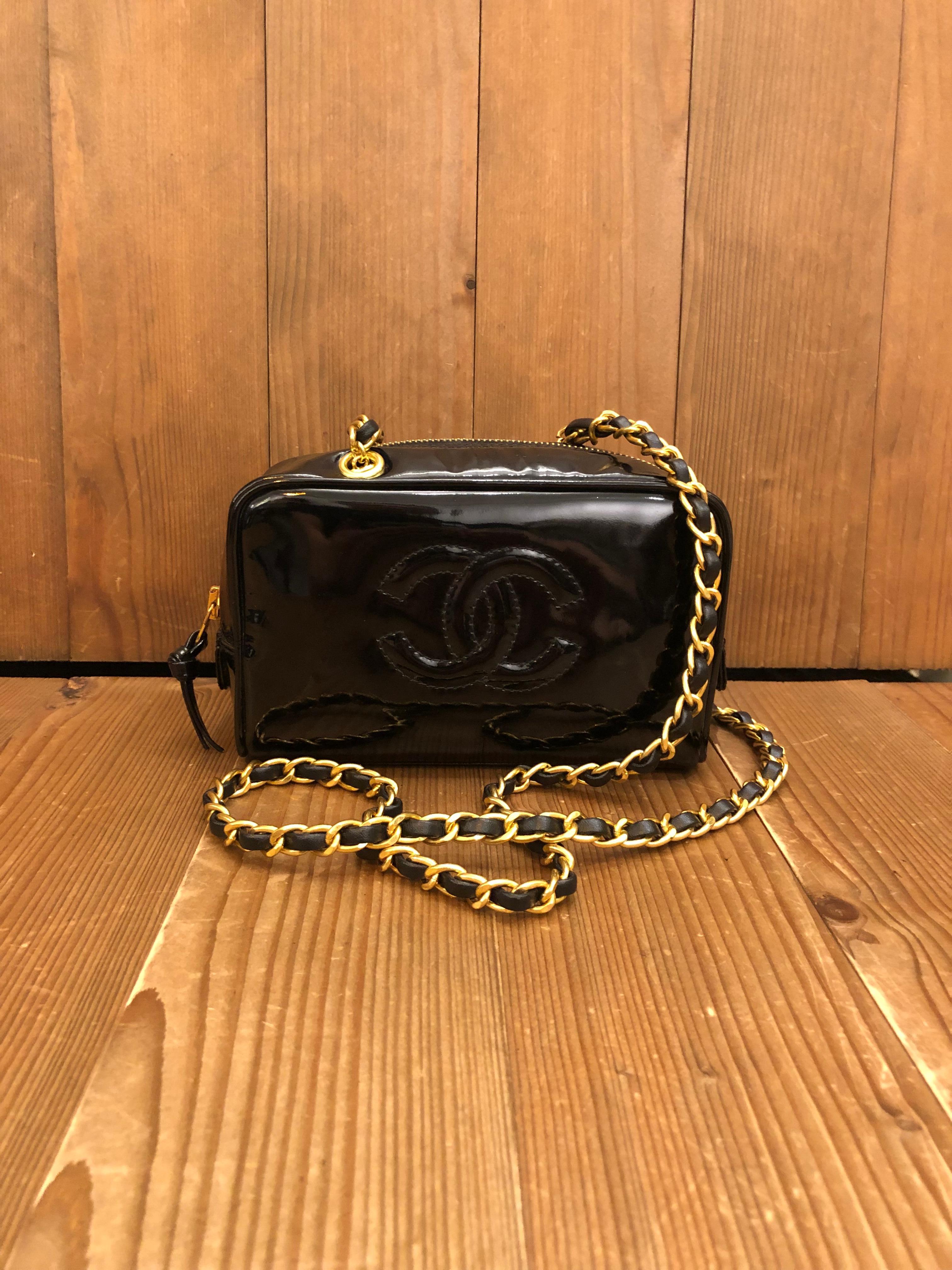 black leather pouch clutch