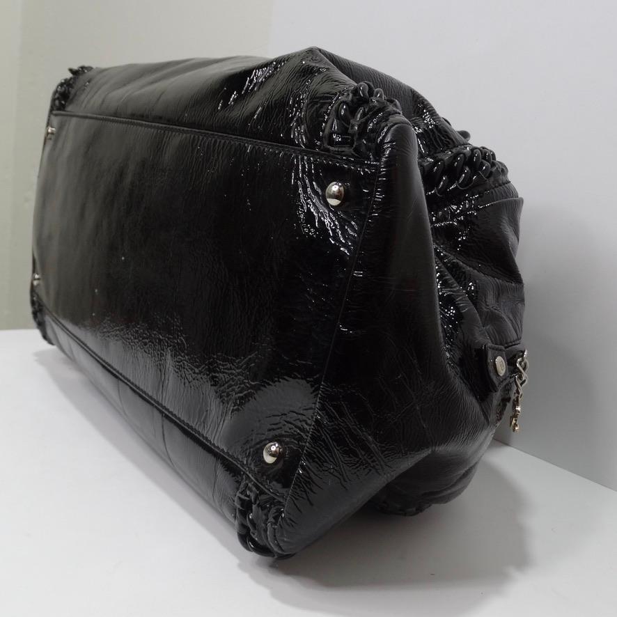 Chanel Black Patent Leather Handbag 8