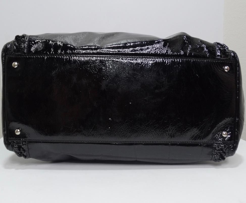 Chanel Black Patent Leather Handbag 10