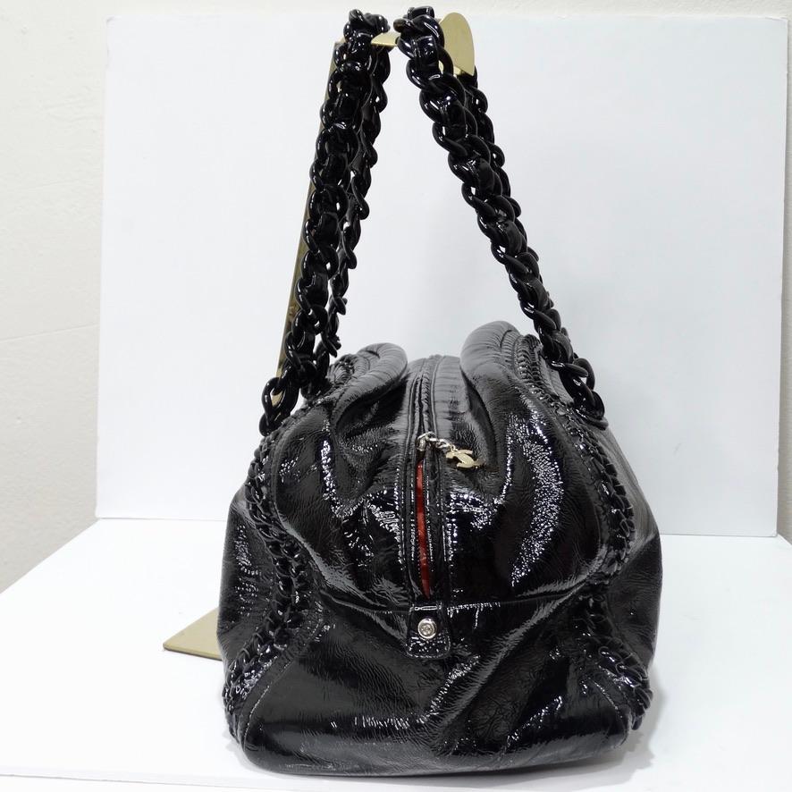 Chanel Black Patent Leather Handbag 1