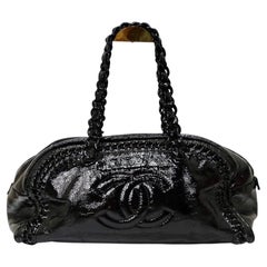 Chanel Black Patent Leather Handbag