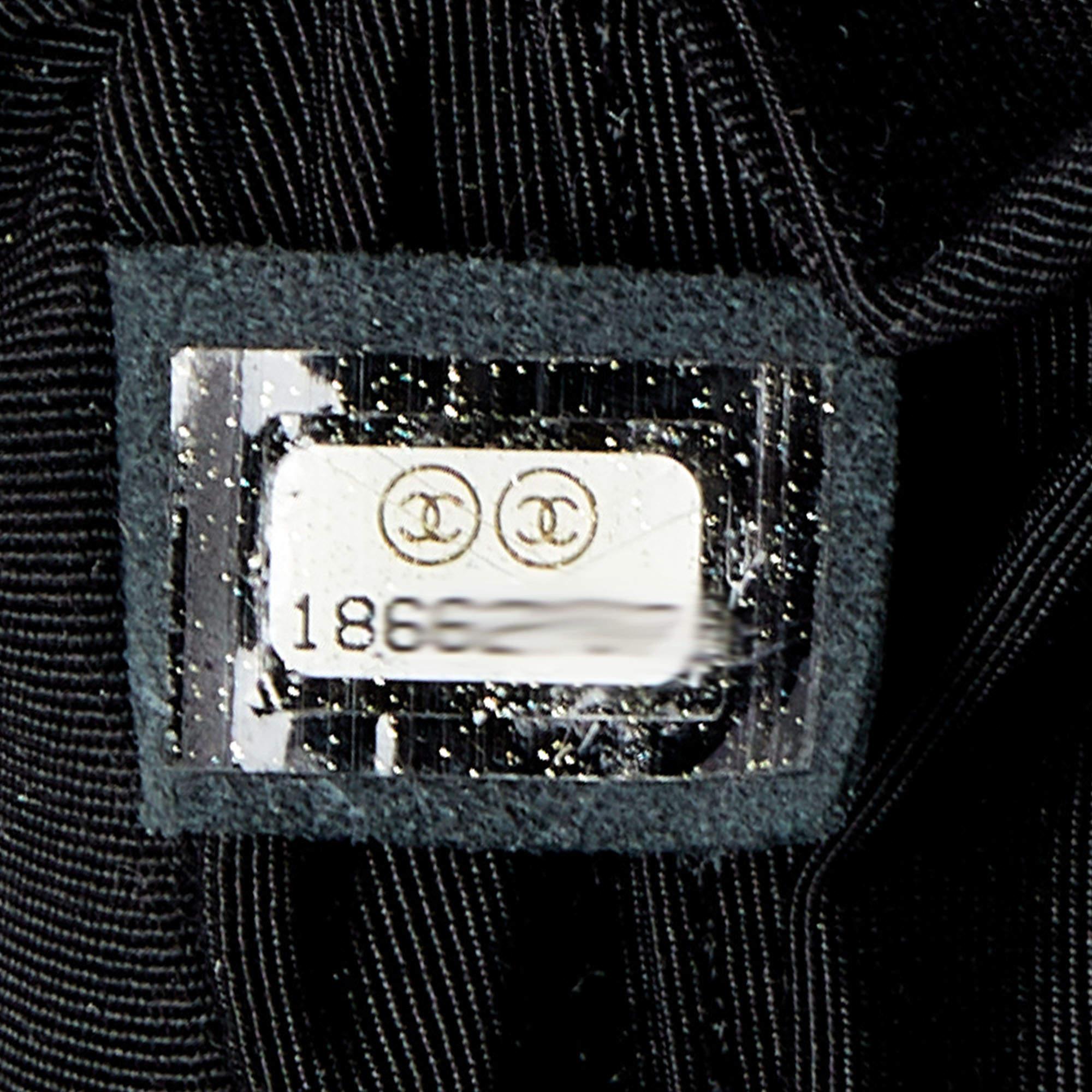 Chanel Black Patent Leather New Medium Reverso Boy Flap Bag 6