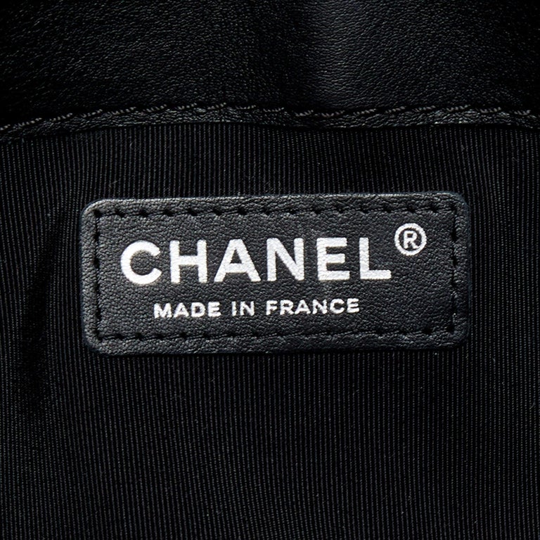 Chanel Black Patent Leather New Medium Reverso Boy Flap Bag