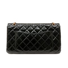 Chanel Black Patent Leather Reissue Maxi Flap Bag 228 size