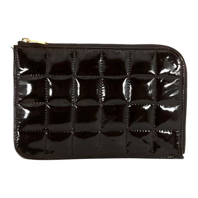 Chanel Black Leather Vintage Vanity Case For Sale at 1stDibs | chanel ...