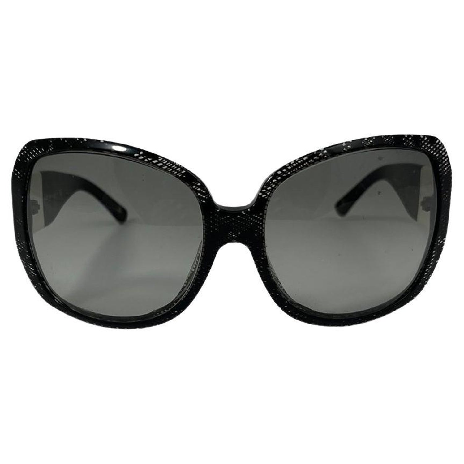 Chanel Black Quilted Arm Sunglasses at 1stDibs