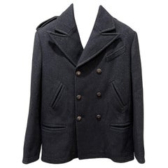 Chanel Black Peacoat CC Buttons *RARE*
