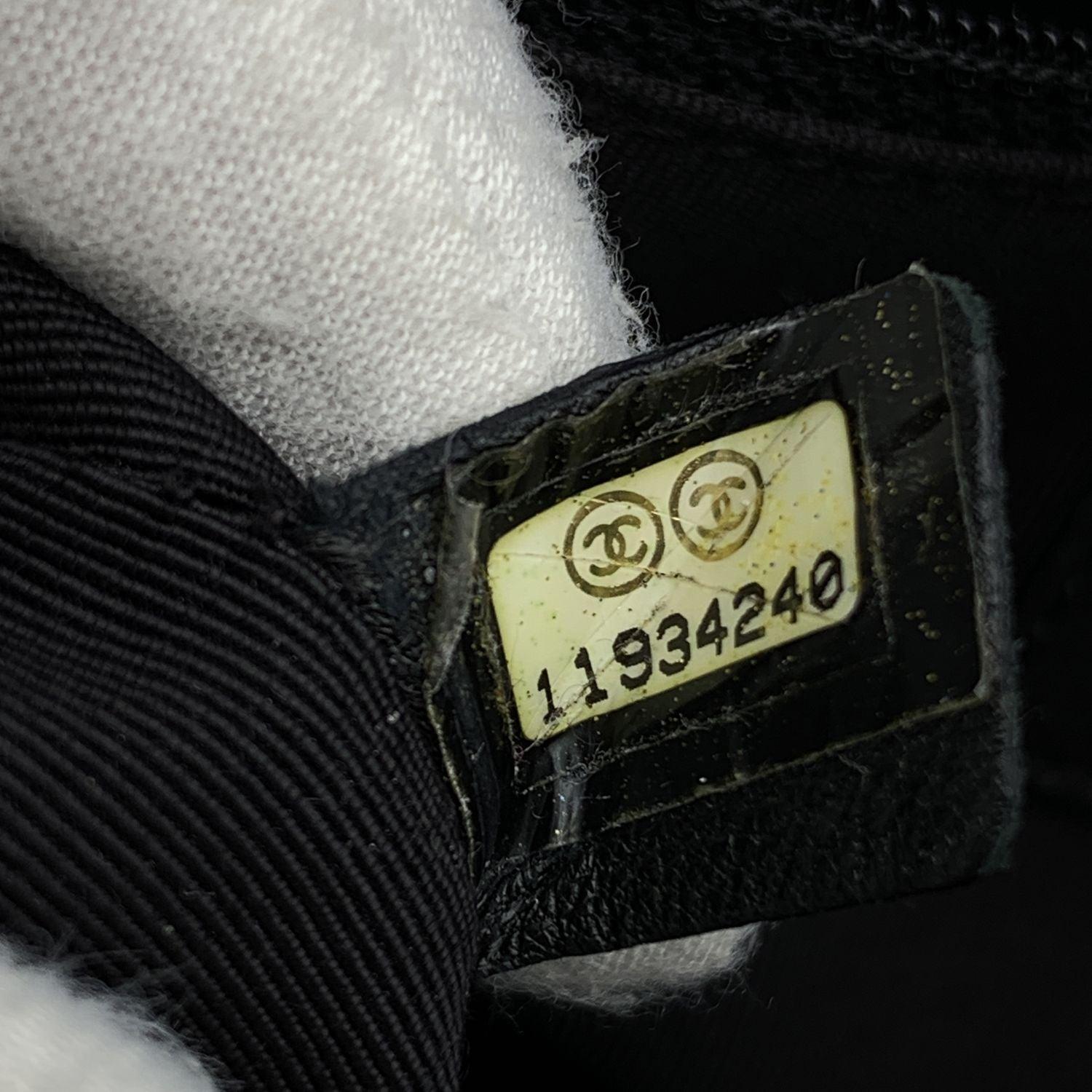 Chanel Black Pebbled Leather Executive Tote Bag Handbag 2000s 1