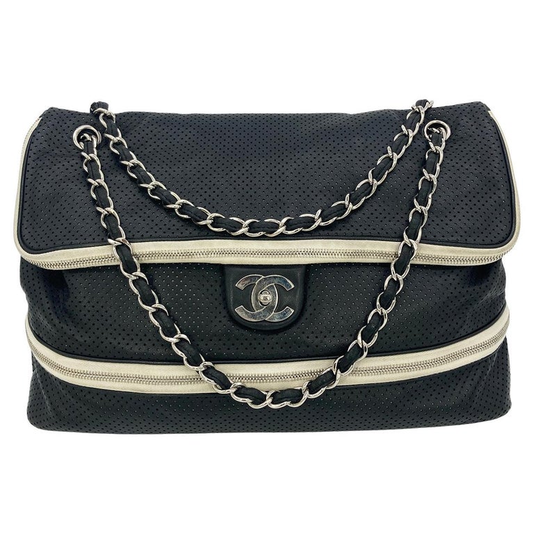 Chanel Mademoiselle Double Flap Bag - Black Shoulder Bags