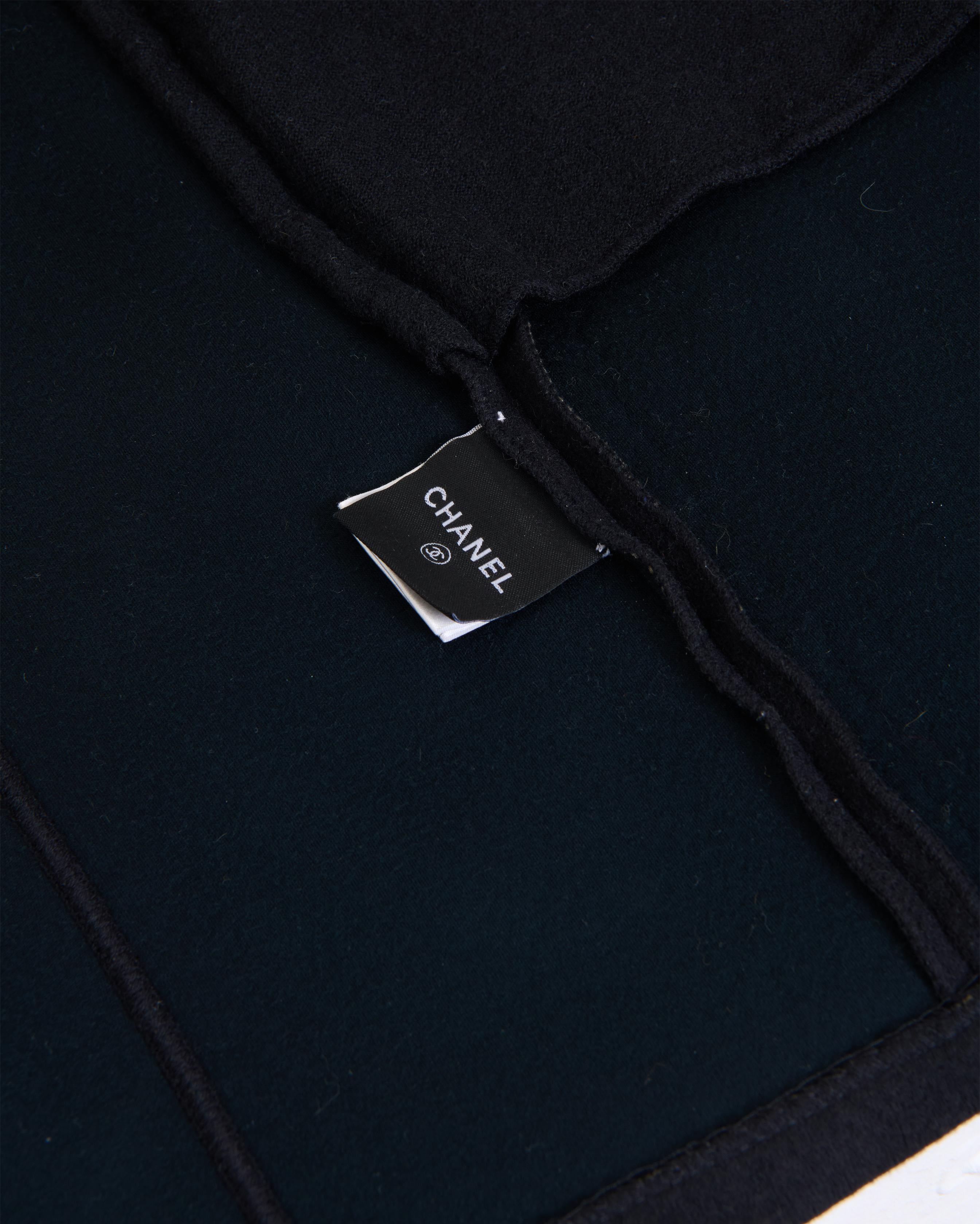 Chanel Black Pile Zipper Dress For Sale 2