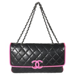 Chanel Purple Jumbo Bag - 5 For Sale on 1stDibs