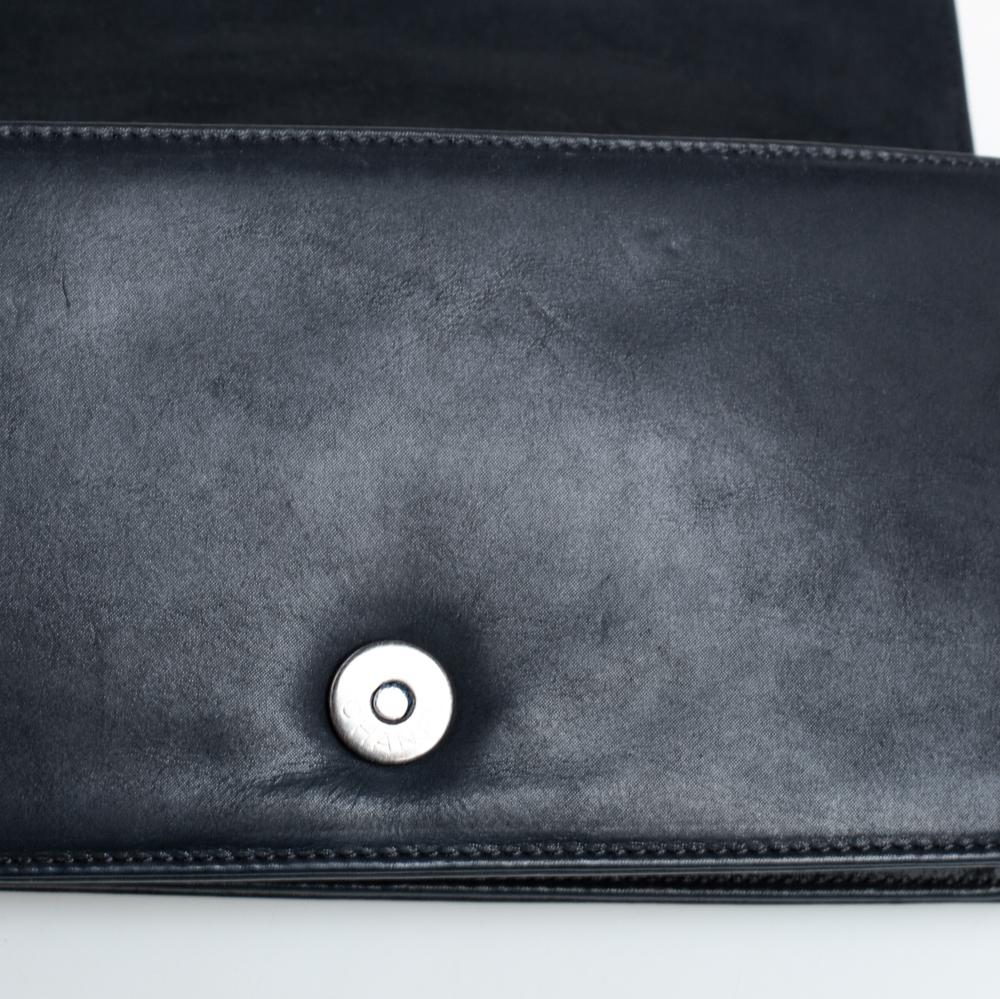 Chanel Black Plexiglass And Iridescent Leather East/West Boy Brick Flap Bag 5