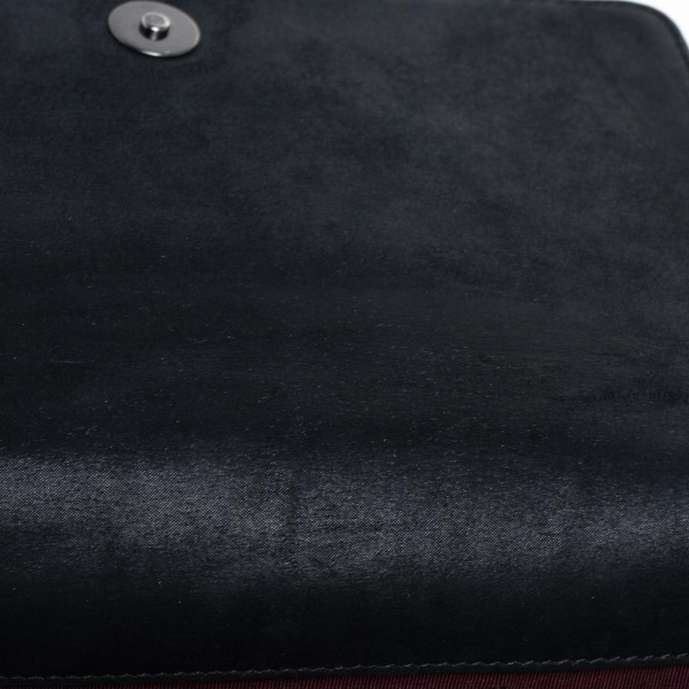 Women's Chanel Black Plexiglass And Iridescent Leather East/West Boy Brick Flap Bag