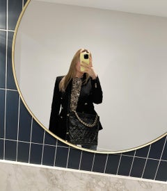 Chanel Black Quilted Aged Calfskin Leather En Vogue Hobo Bag