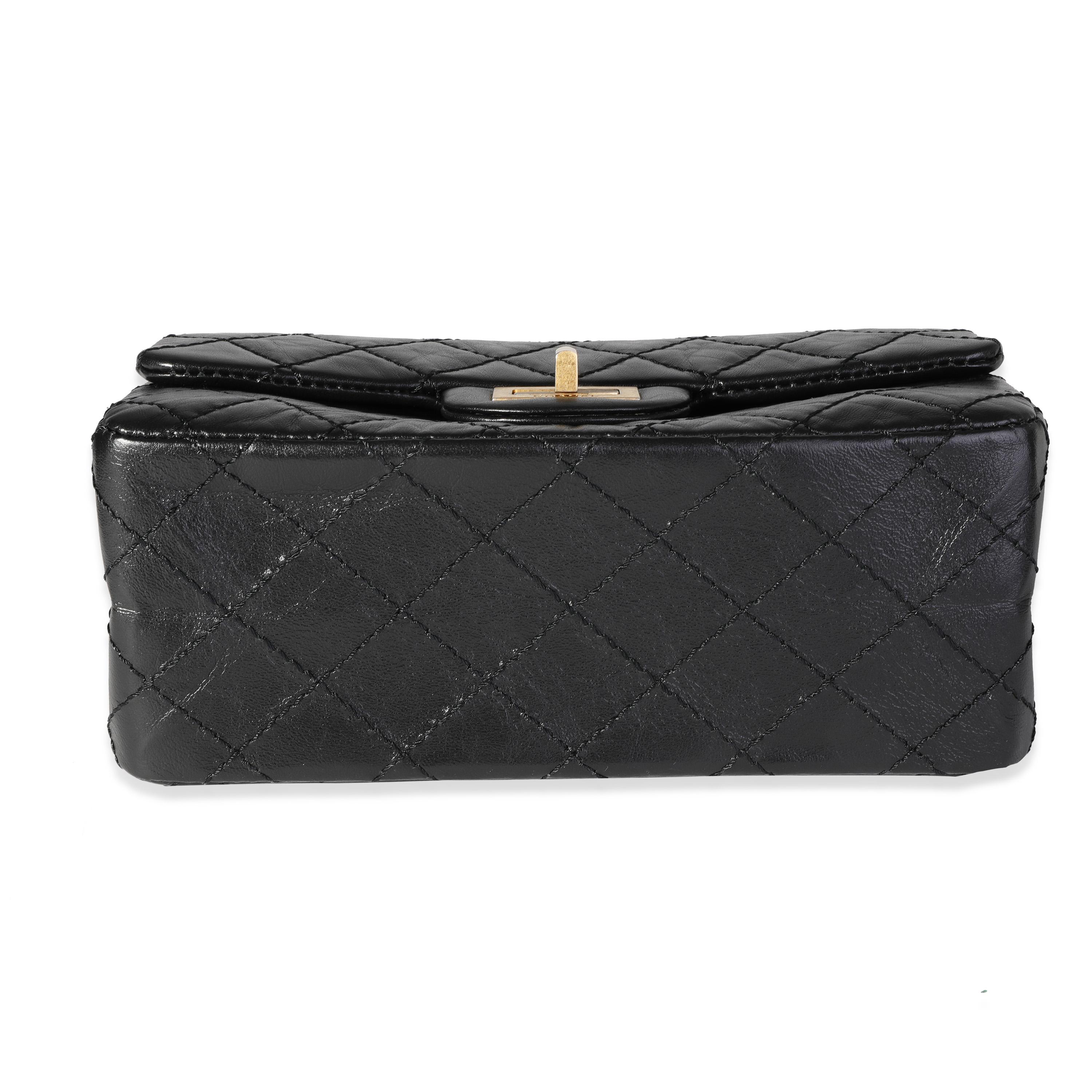 Chanel Black Quilted Aged Calfskin Reissue 2.55 224 1