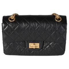 Chanel Black Quilted Aged Calfskin Reissue 2.55 224