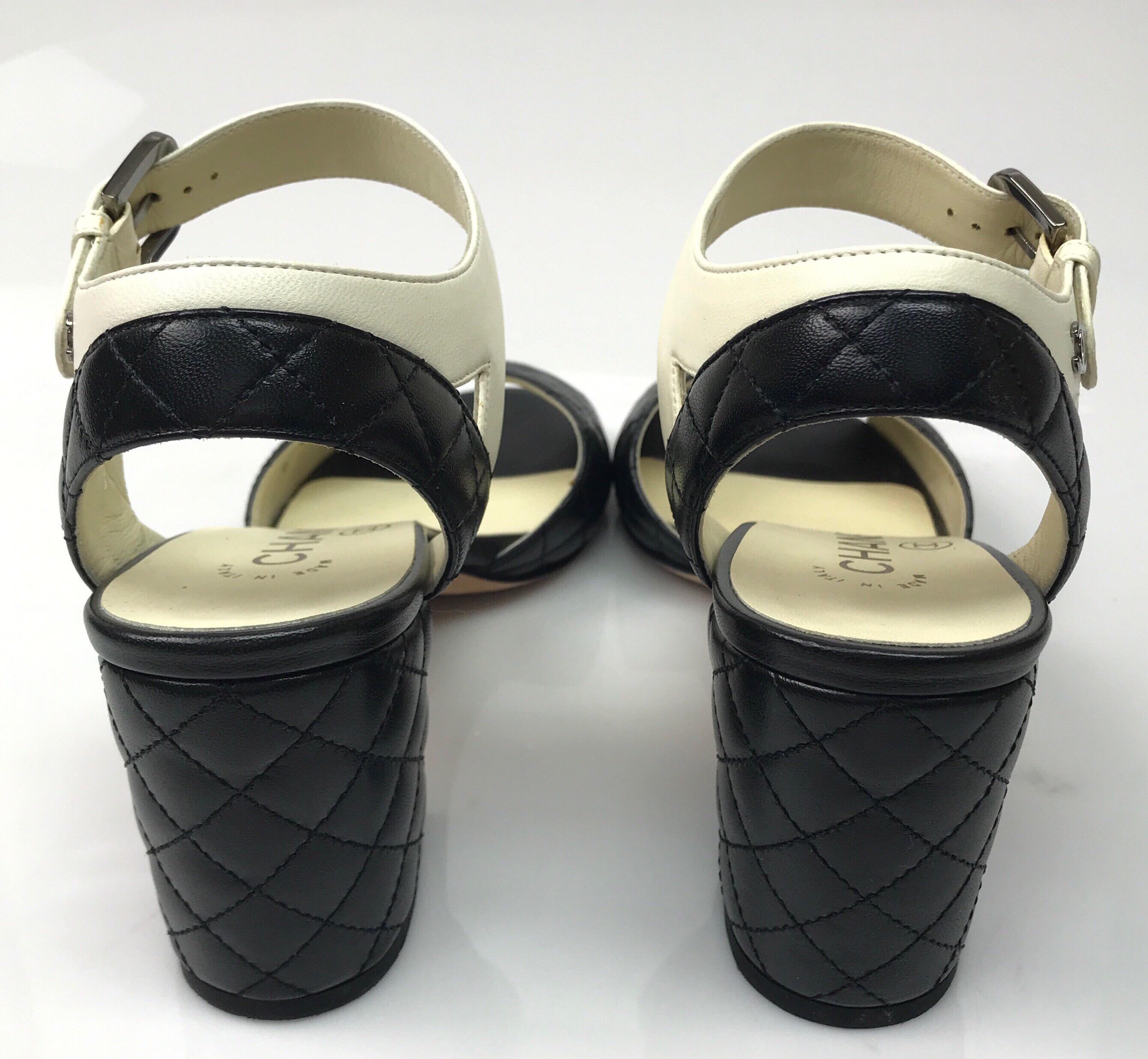 chanel ankle strap sandals