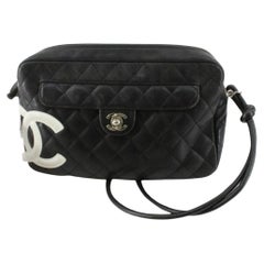 Chanel Black Quilted Calfskin Leather Cambon Ligne Shoulder Bag