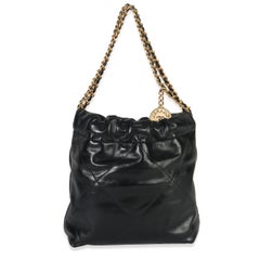 Chanel Black Quilted Calfskin Mini Chanel 22 Hobo