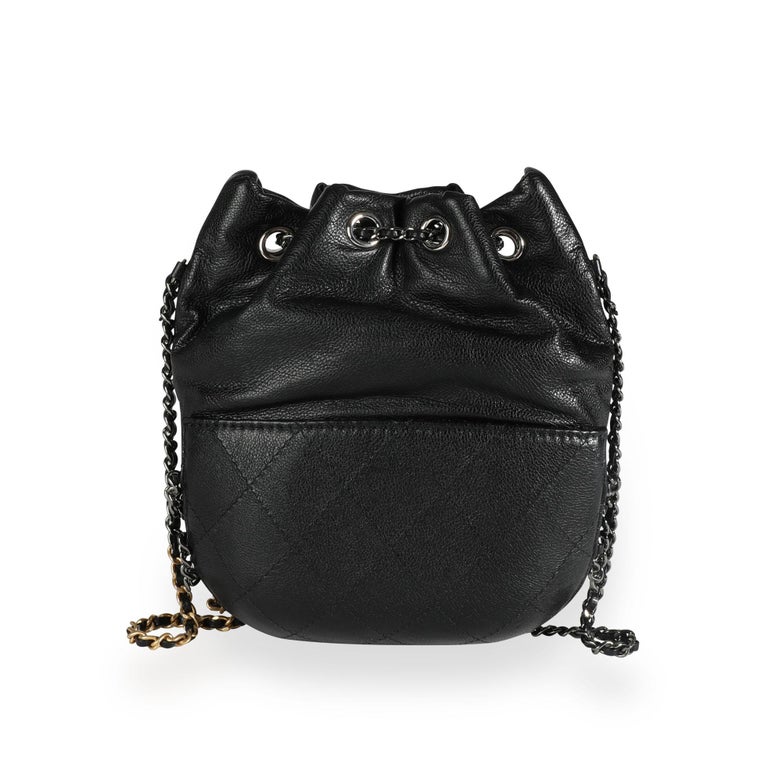 Chanel Black Quilted Calfskin Small Gabrielle Bucket Bag For Sale at  1stDibs  chanel gabrielle bucket bag, chanel small gabrielle bucket bag,  chanel quilted bucket bag