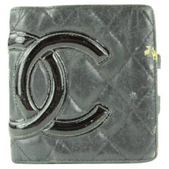 Vintage Black Chanel Wallet - 43 For Sale on 1stDibs