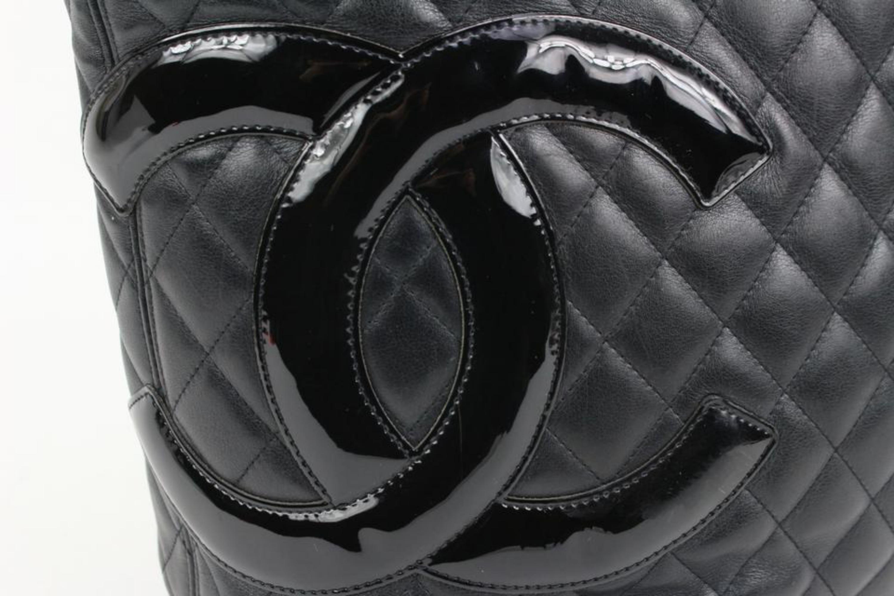 Chanel Black Quilted Cambon Tote Bag 45ck18 3