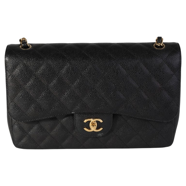 Chanel White Quilted Caviar Medium Double Flap Bag, Spring - Summer 2006 at  1stDibs