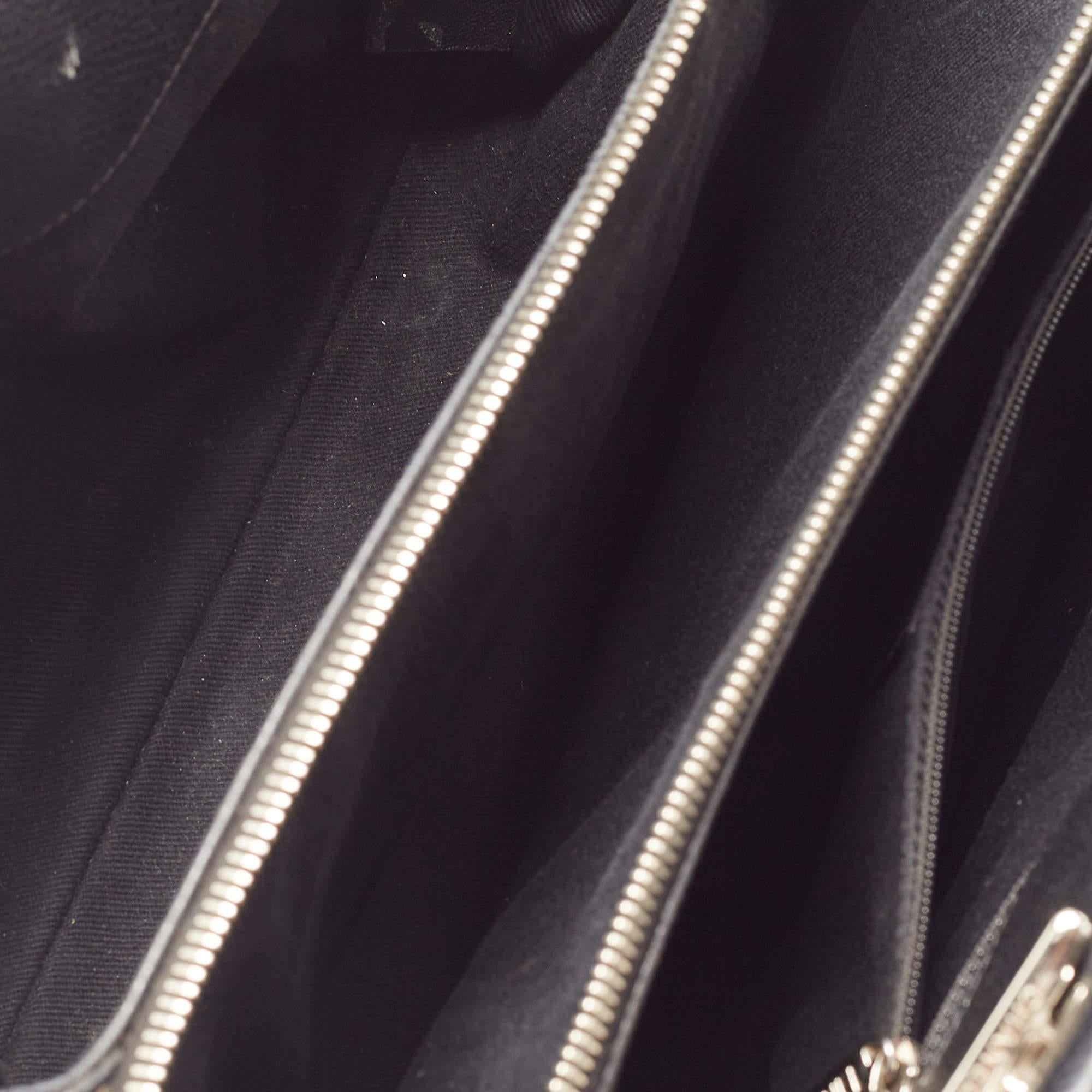 Chanel Black Quilted Caviar Leather CC Timeless Tote 2
