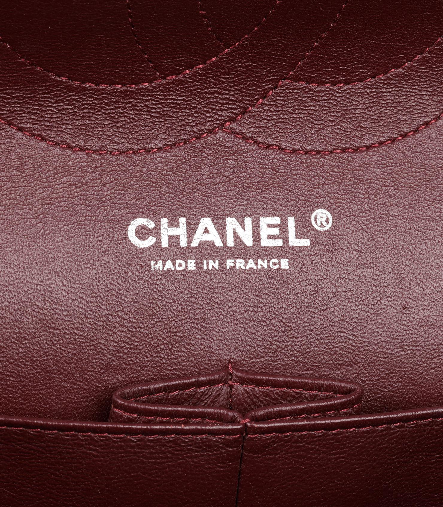 Chanel Black Quilted Caviar Leather Jumbo Classic Double Flap Bag 3