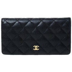 Chanel Black Caviar Timeless CC Yen Wallet, 2012-2013 Available For  Immediate Sale At Sotheby's