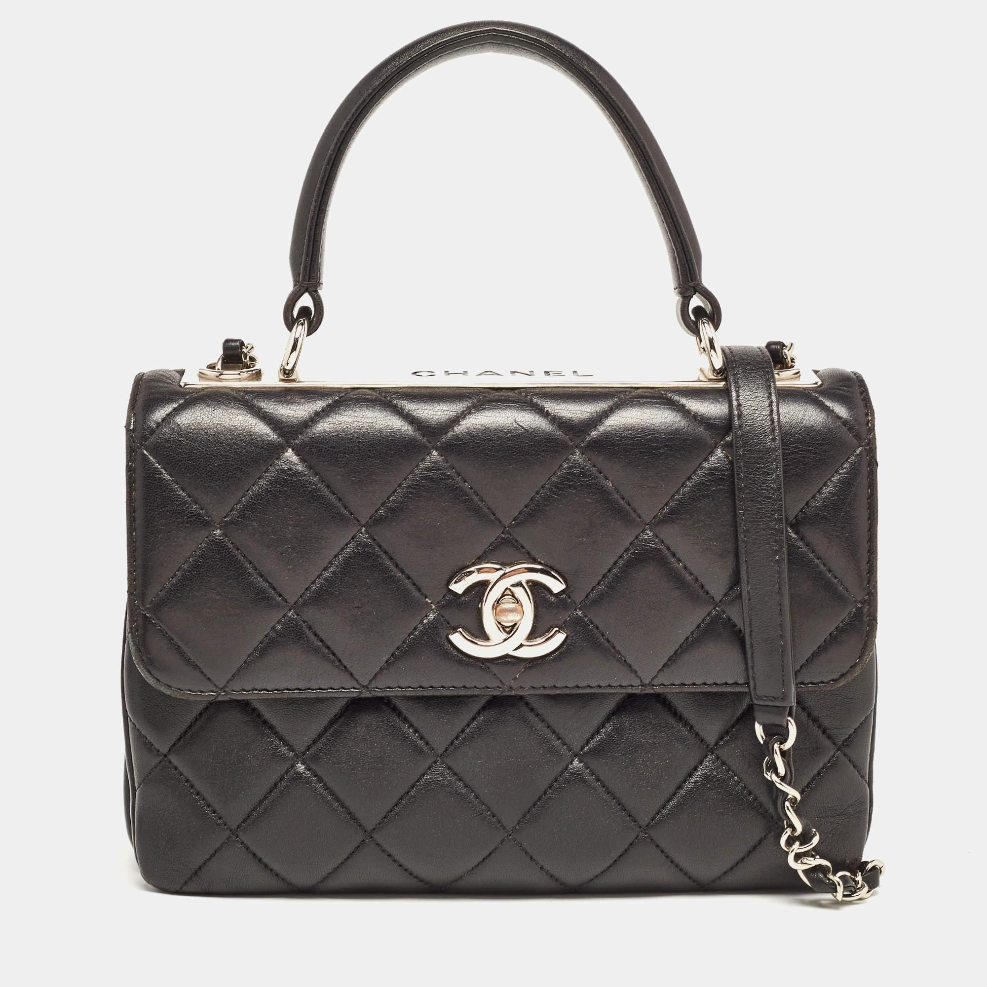 Chanel Black Quilted Caviar Leather Maxi Classic Double Flap Bag For Sale 9