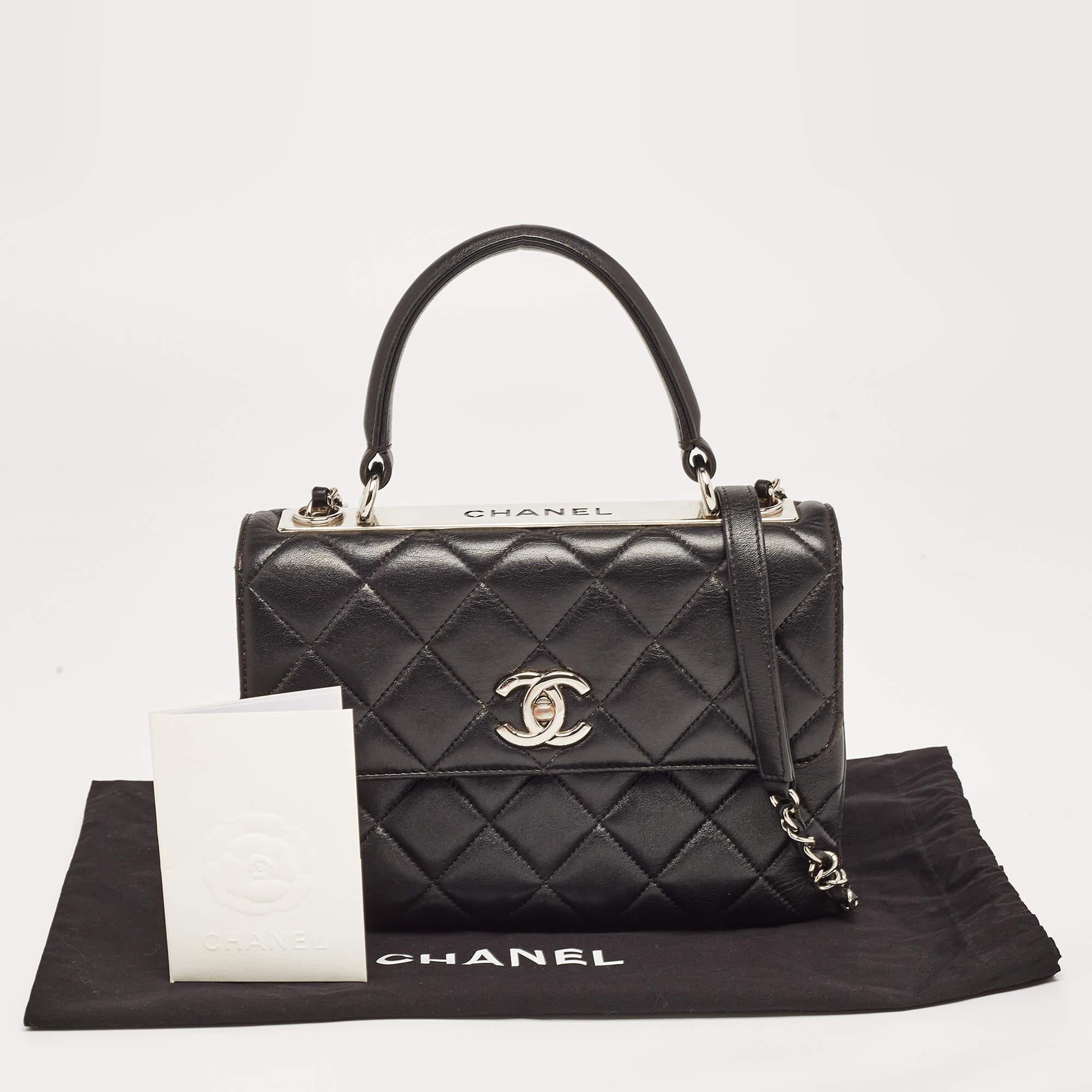 Chanel Black Quilted Caviar Leather Maxi Classic Double Flap Bag For Sale 11