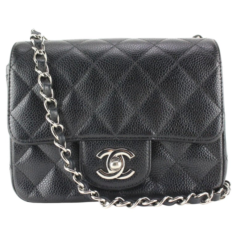 Chanel Mini Square Black - 39 For Sale on 1stDibs  chanel so black mini  square, chanel square mini black, black square chanel bag