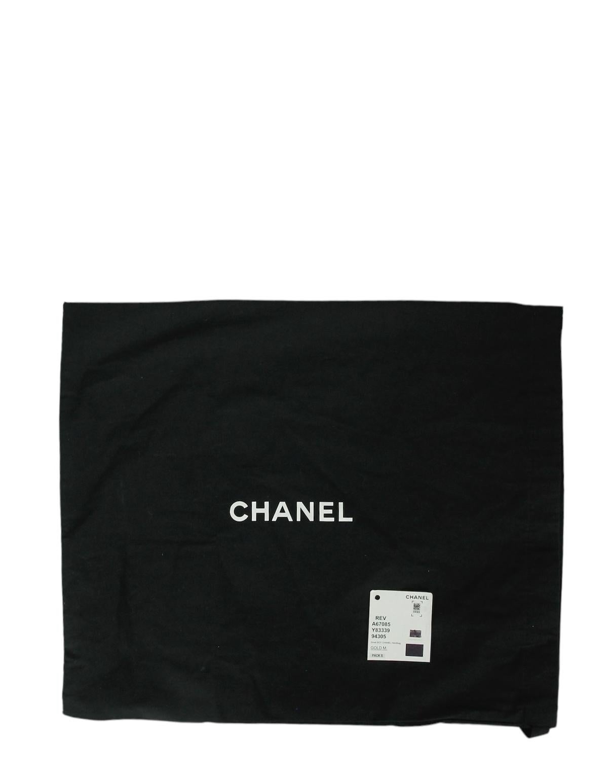 Chanel Black Quilted Caviar Leather Small Boy Bag GHW rt $6400 For Sale 7