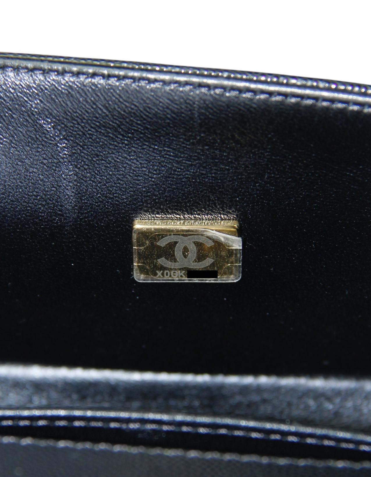 Chanel Black Quilted Caviar Leather Small Boy Bag GHW rt $6400 For Sale 4