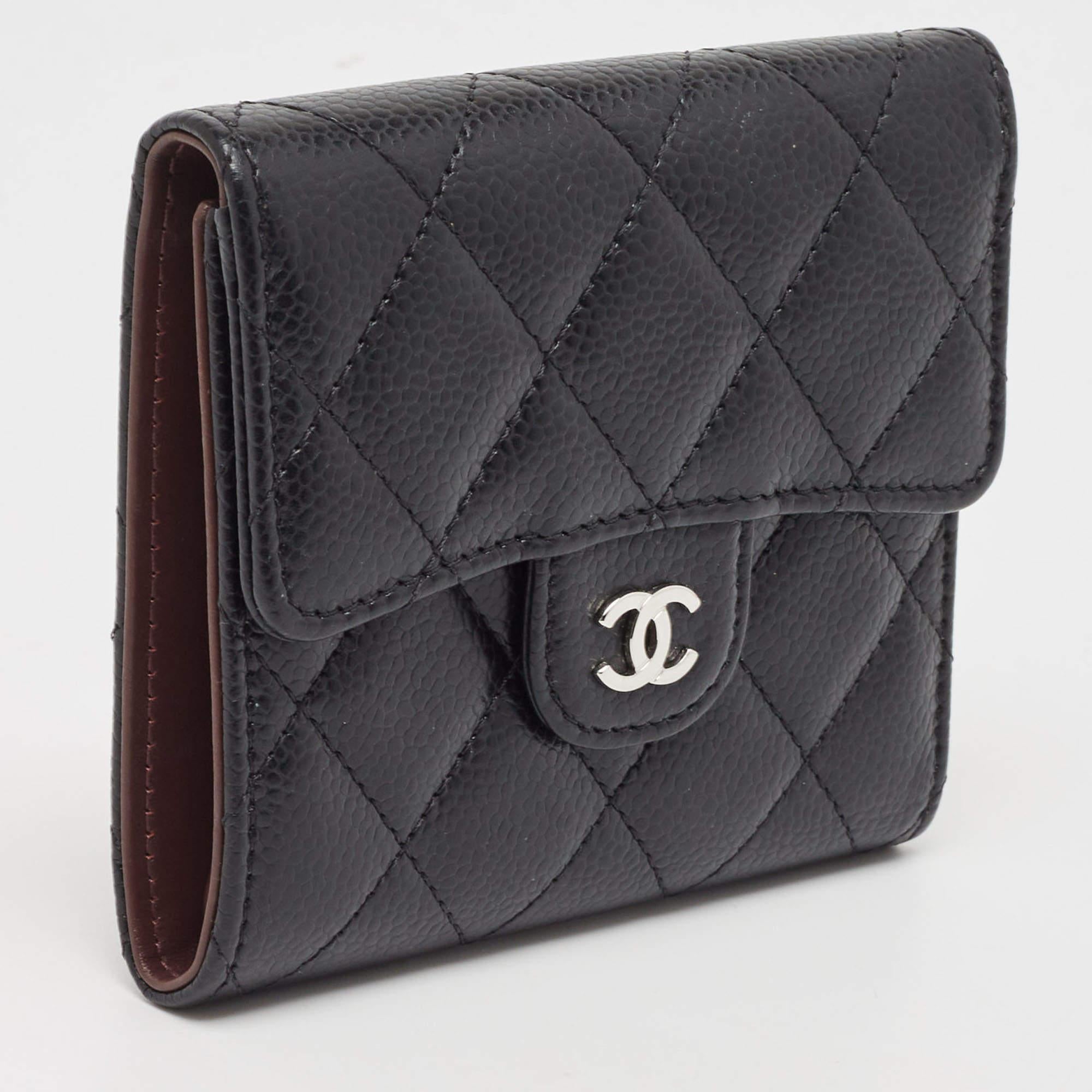 A beautiful wallet for everyday use, this Chanel wallet is perfect to be carried solo or inside your tote while you step out to run errands. It is a durable accessory.

