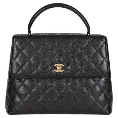 Chanel Vintage Quilted Lambskin XL Weekend Travel Overnight Business ...