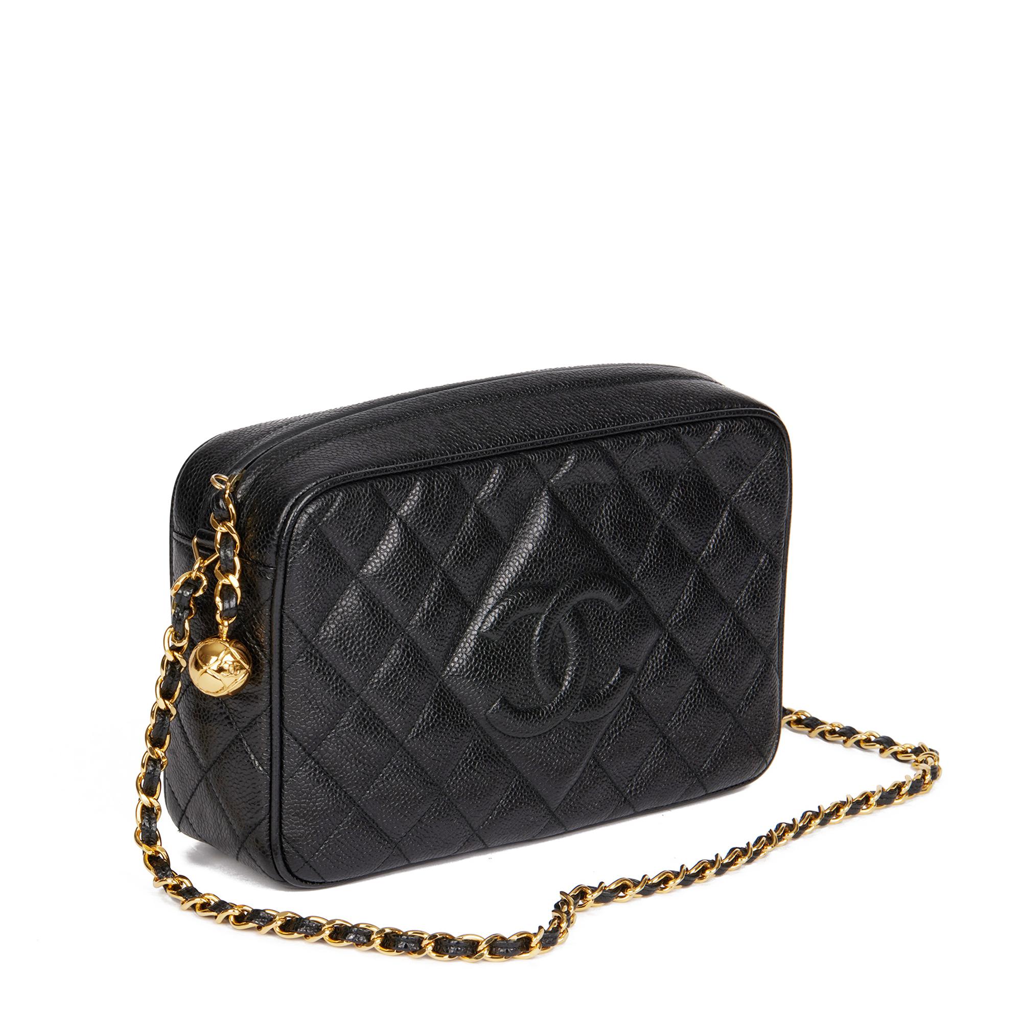 CHANEL
Black Quilted Caviar Leather Vintage Small Timeless Camera Bag

Xupes Reference: HB4659
Serial Number: 3475196
Age (Circa): 1994
Accompanied By: Chanel Dust Bag, Box, Authenticity Card, Care Booklet
Authenticity Details: Authenticity Card,