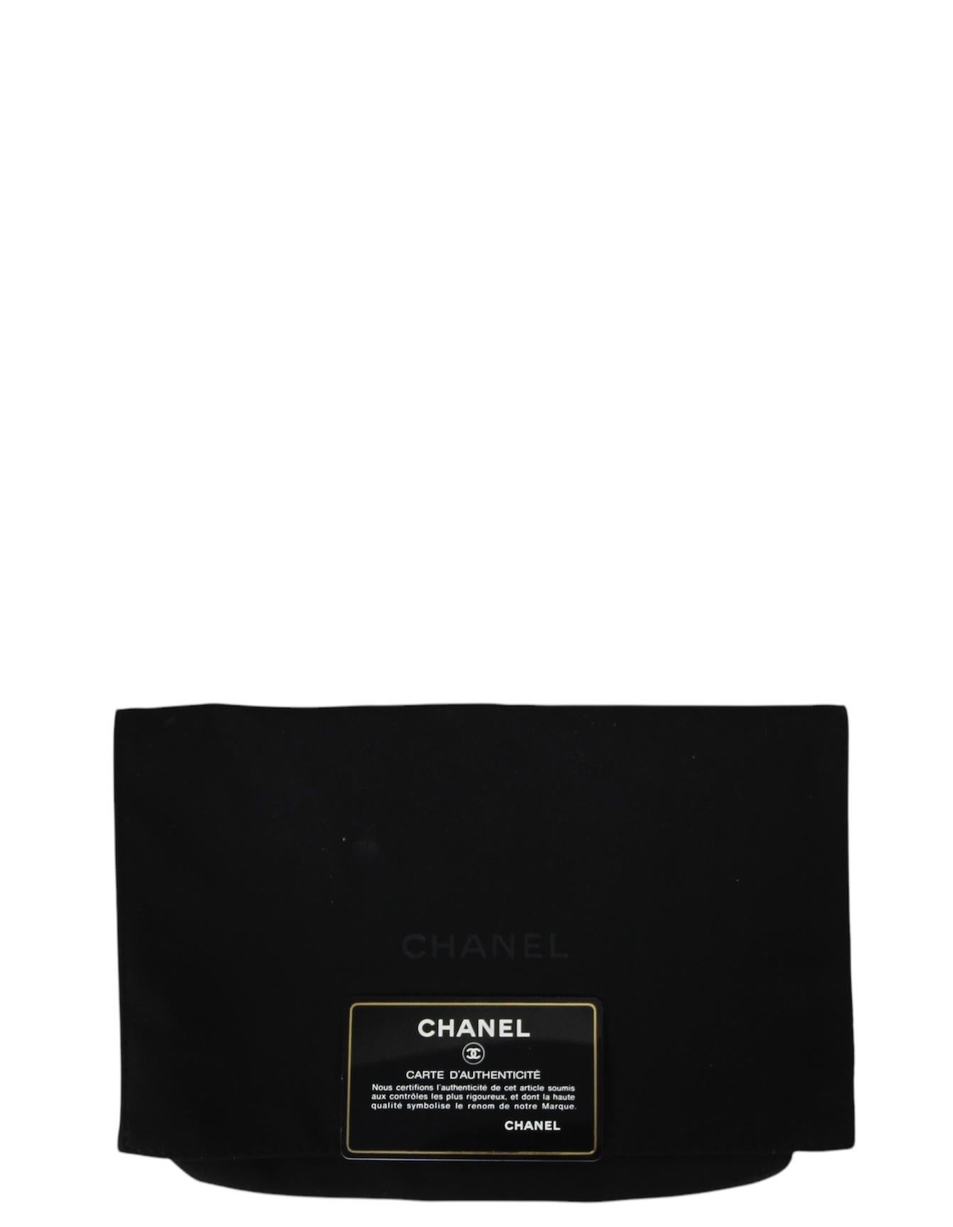 Chanel Black Quilted Caviar Leather Wallet On Chain WOC Crossbody Bag For Sale 6